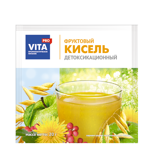 Кисель детоксикационный фруктовый для замены молока