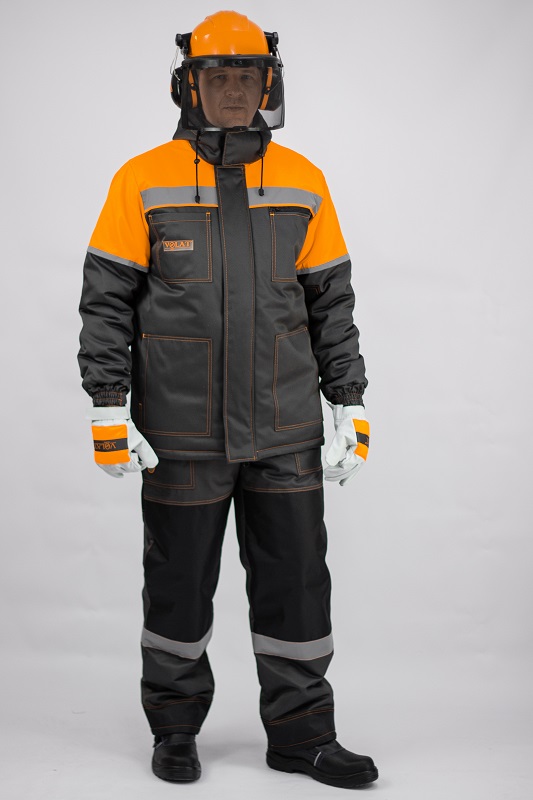 Костюм утеплённый «Волат» для работы с цепными пилами